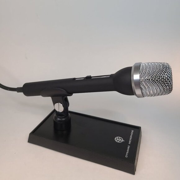 Vintage Kenwood MC-501 Dynamic Microphone With Box & Stand - Picture 2 of 6